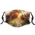 Comfortable Activated Carbon Filters maskDazzling Big Rain Cloud Over Earth Path Road Countryside Field Climate Energy ImageFacial decorations for teens