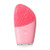 Sonic Facial Cleansing Brush Ultra Hygienic Soft Silicone Face Cleanser with IPX7 Waterproof and USB Rechargeable Face Scrubber for Deep Cleansing Gentle Exfoliating and Anti-aging Massaging Pink
