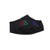 LED Programmable Face Mask Display Soft Comfortable Mask App Controlled with Filter Pocket Bluetooth Black Mask