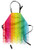 Lunarable Retro Apron Geometric Shapes Colorful Mosaic Pattern Retro Style Triangle Shapes Design Unisex Kitchen Bib with Adjustable Neck for Cooking Gardening Adult Size Magenta Blue