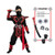 Child Unisex Premium Dragon Red Ninja Costume -Small -5-7 yr--