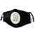 Unisex Cheers to 50 Years Face Mask Reusable Anti Dust Mouth Cloth Face Mask Washable Black