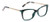 Peepers by PeeperSpecs Womens See The Beauty Cat Eye Reading Glasses Green Tortoise-Focus Blue Light Filtering Lenses 53  Plus 2