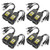 4 Pairs Passive Video Power Balun Audio Connector BNC to RJ45 Network Transceiver Cat5e/Cat6 Adapter AHD/TVI/CVI/CVBS for Full HD Security Surveillance Camera System Max 8MP 720P/960P/2MP/3MP/4MP/5MP