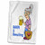 3D Rose Funny Beer and Bowling Grandma Design Hand/Sports Towel 15 x 22