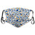 Printed Facial decorationsAbstract Circle Round in Color Bubble Retro Celebration DesignComfortable Windproof mask for teens and kidsSAQ-0005815