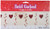 Amscan 221690 Heart Foil Swirl Garland 12' Red