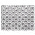 ScottDecor Damask Aquarium Background Sticker Traditional Complex Chained Double Face Damask Lines Internal Pattern Illustration PVC Adhesive Brown White W24 x L12 Inch