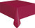 Burgundy Plastic Tablecloth, 108" x 54"