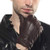 ELMA Mens Deerskin Leather Winter Driving Cashmere Lined Gloves -M Brown-