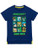 Minecraft Boys T-Shirt Blue Size 8