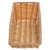 Tapered Storage Basket, Natural Color, Rectangular - 7 1/2"L x 20"D x 1 1/2" to 6"H