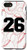 iPhone SE (2020) / 7 / 8 Baseball Case Number 26 Twenty Six Case