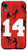 iPhone XR Baseball Case White Number 14 Fourteen Case