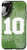 iPhone SE (2020) / 7 / 8 Soccer Case White Number 10 Ten Case