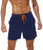 Tansozer Mens Swimming Shorts Quick Dry Swim Trunks Beach Shorts Board Shorts Surf Shorts with Pockets and Mesh Lining Dark Blue L