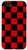 iPhone SE (2020) / 7 / 8 Checkered Red and Black Checkerboard Pattern Style Case