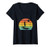Womens SUP Paddle Board Retro Paddleboard Paddleboarding Gift Women V-Neck T-Shirt