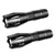 GSBLUNIE LED Tactical Flashlight,Water Resistant,Handheld Flashlight with 5 Modes,Tactical Torch Light-Camping/Outdoor/Hiking/Emergency (2pack)