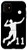 iPhone 11  11, Number 11 Volleyball player black background Case