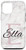 iPhone 12/12 Pro Ella Pink Monogram Letter E Girls Personalized Name Case
