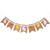 Famoby Easter Bunny Banner Rabbit Carrot Burlap Bunting for Party Decorations