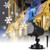 2020 New Moving Christmas Snowflake Projector Lights, LED White Snowfall Projector Lights for Christmas, Holiday, Halloween, Party, Garden, Wedding, Indoor Outdoor Decorations Waterproof