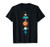 Flat Earth Round Planet Solar System Flat Earther T-Shirt