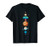 Flat Earth Round Planet Solar System Flat Earther T-Shirt