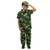 Army Commando Halloween Costume, Unisex  Military Camo Soldier Uniform Dress Up (Youth Medium (4-6))