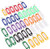 Key Labels Key Tags 50 Pack Key Rings with Tags Key Label Key Ring Labels 10 Colors