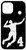 iPhone 12 mini  4, Number 4 Volleyball player black background Case