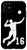 iPhone 11  16, Number 16 Volleyball player black background Case