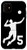 iPhone 11  5, Number 5 Volleyball player black background Case