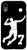 iPhone XR  7, Number 7 Volleyball player black background Case