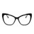 FEISEDY Trendy Cateye TR90 Blue Light Blocking Spring Hinges Computer Glasses Women B2676