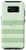 Galaxy S8 Pastel Mint Green Stripes Letter L Initial Monogram Case
