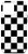 iPhone 12 Pro Max Checker Black and White Pattern - Checkerboard / Check board Case