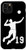 iPhone 11 Pro  19, Number 19 Volleyball player black background Case