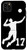 iPhone 11 Pro Max  17, Number 17 Volleyball player black background Case