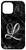 iPhone 12 Pro Max Letter L Initials on White Black Design Case