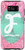 Galaxy S8Plus Tropical Pineapple Monogram Letter F Pink Sunglasses Case