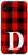 iPhone XS Max Buffalo Plaid Personalized Monogram Initial Letter "D" Case