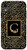 iPhone XR Modern Monogram Initial Letter G Black Leopard Pattern Case