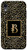 iPhone XR Modern Monogram Initial Letter B Black Leopard Pattern Case