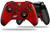 Folder Doodles Red - Decal Style Skin fits Microsoft XBOX One ELITE Wireless Controller