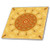 3dRose ct_42499_1 Garden Circle Gift Mandala-Ceramic Tile, 4-Inch