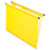 Pendaflex SureHook 615215YEL Poly Laminate Hanging Folders, Letter, 1/5 Tab, Yellow, 20/Box