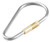 Lucky Line Anodized Oval Key Ring; 1 per Pack, Color May Vary (73701)