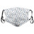 Fillter Face Cloth for Adults and kids,Cute Zigzag Pattern with Diagonal Short Lines Squares and Dots Design,Reusable Windproof Mouth Anti Dust Double Protection m